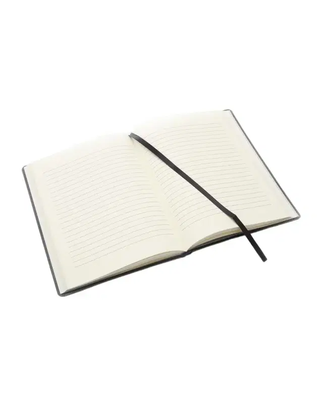Royce New York Monogrammed Leather Bound Executive Notebook, Personalized