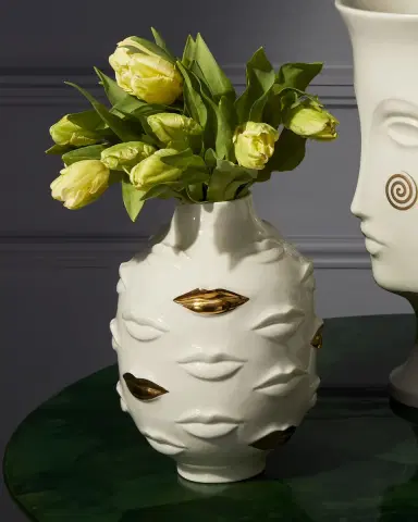 Jonathan Adler Gilded Muse Gala Round Vase | Thumbnail 2
