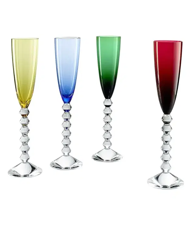 Baccarat Vega Flutissmino Champagne Flutes, Set of 4