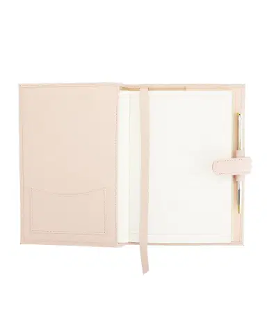 ROYCE New York Monogrammed Leather Executive Journal with Rollerball Pen | Thumbnail 2