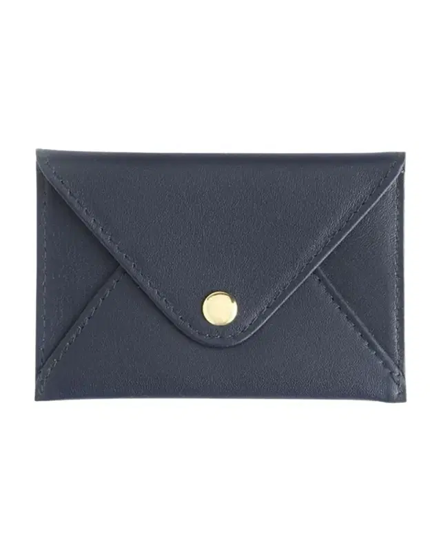 ROYCE New York Monogrammed Leather Envelope Style Card Holder, Personalized