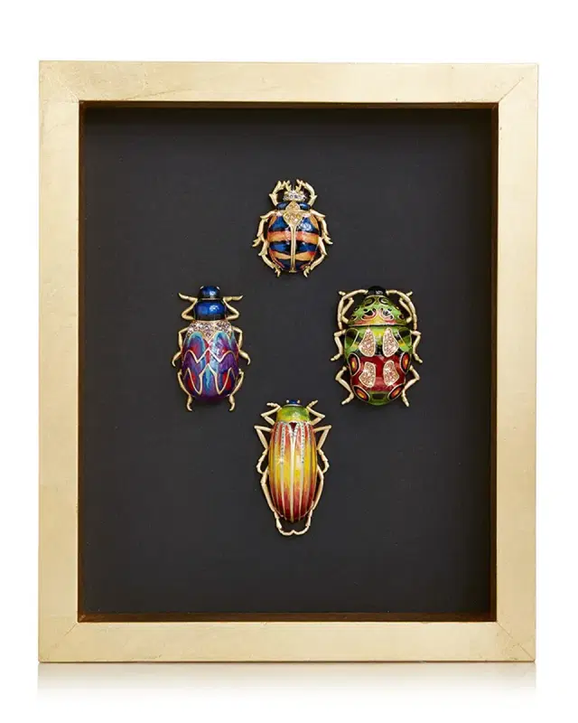 Jay Strongwater Beetle Wall Art