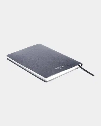 Royce New York Monogrammed Leather Bound Executive Notebook, Personalized | Thumbnail 2