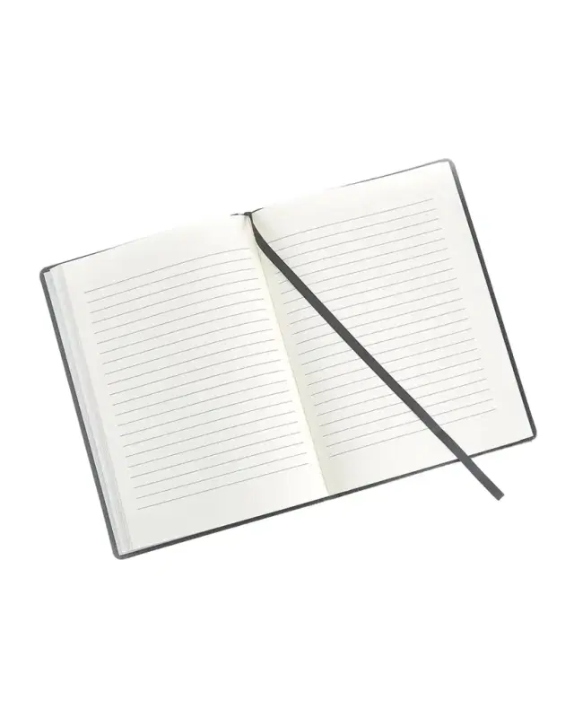 Royce New York Monogrammed Leather Bound Executive Notebook, Personalized