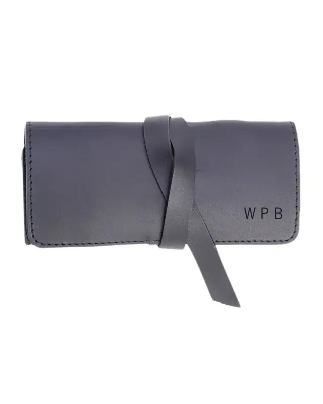 ROYCE New York Monogrammed Leather Tech Cord Accessory Organizer, Personalized