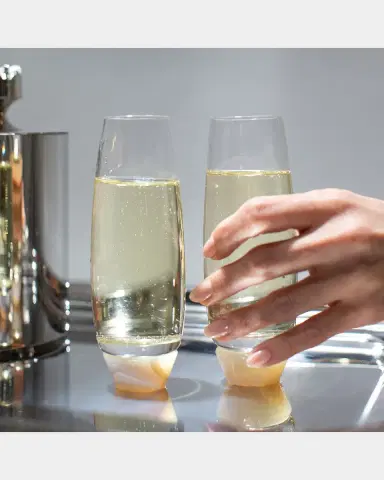 Anna New York Elevo 6 oz. Champagne Glasses, Set of 2 | Thumbnail 2 Anna New York Elevo 6 oz. Champagne Glasses, Set of 2 | Thumbnail 2