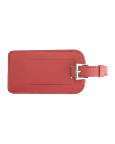 Royce New York Monogrammed Leather Luggage Tag | Thumbnail 2
