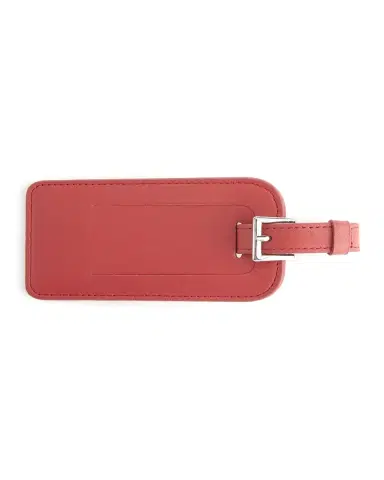 Royce New York Monogrammed Leather Luggage Tag | Thumbnail 3