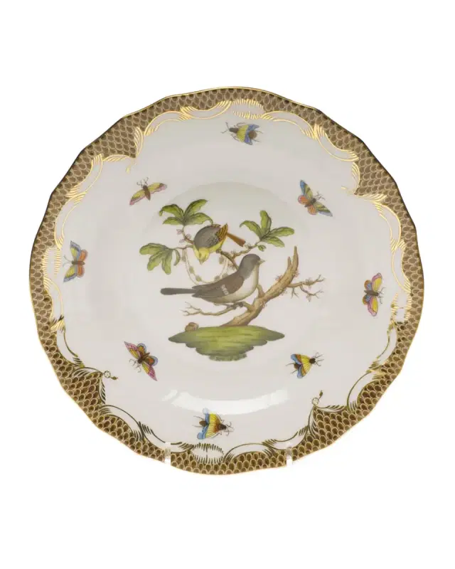 Herend Rothschild Bird Dessert Plate - Motif 01