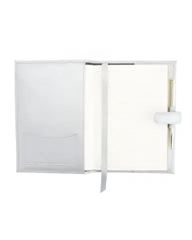ROYCE New York Monogrammed Leather Executive Journal with Rollerball Pen | Thumbnail 2