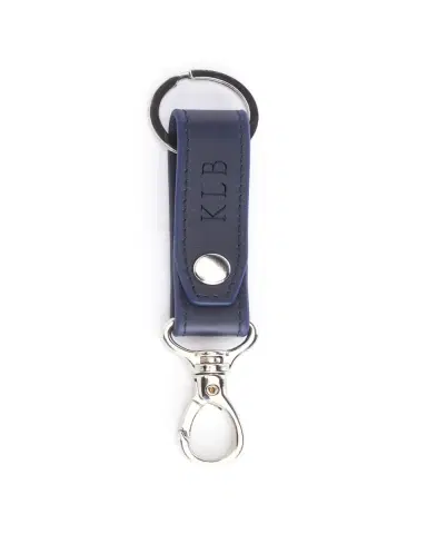 Royce New York Monogrammed Leather Valet Key Chain | Thumbnail 3