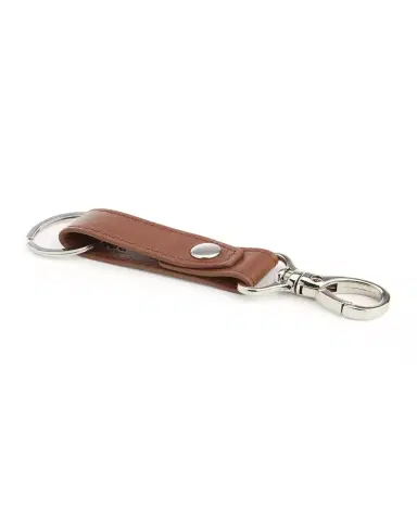 Royce New York Monogrammed Leather Valet Key Chain | Thumbnail 3