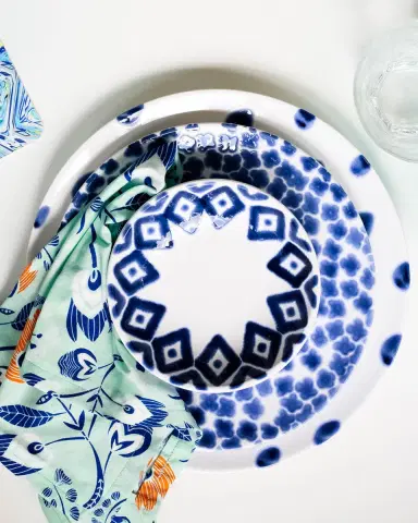 Vietri Santorini Dot Dinner Plate | Thumbnail 2 Vietri Santorini Dot Dinner Plate | Thumbnail 2