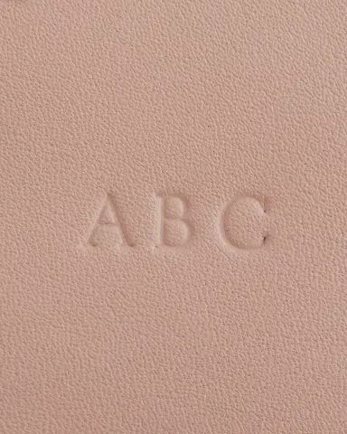 ROYCE New York Monogrammed Zippered Leather Credit Card Case | Thumbnail 3
