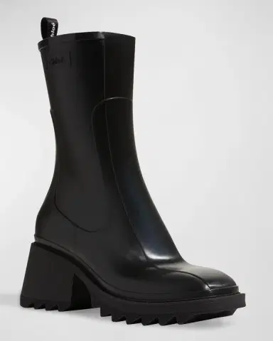 Chloé Betty Rubber Rain Booties | Thumbnail 4 Chloé Betty Rubber Rain Booties | Thumbnail 4