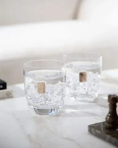 Anna New York Elevo Double Old-Fashioned Glasses, Set of 2 | Thumbnail 3