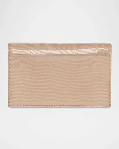 Akris Anouk Lizard-Print Clutch Bag w/ Chain | Thumbnail 3