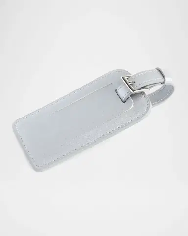 Royce New York Monogrammed Leather Luggage Tag | Thumbnail 5