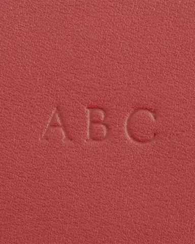 ROYCE New York Monogrammed Leather Zuppered Travel Organizer Pouch | Thumbnail 2