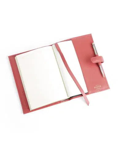 ROYCE New York Monogrammed Leather Executive Journal with Rollerball Pen | Thumbnail 2