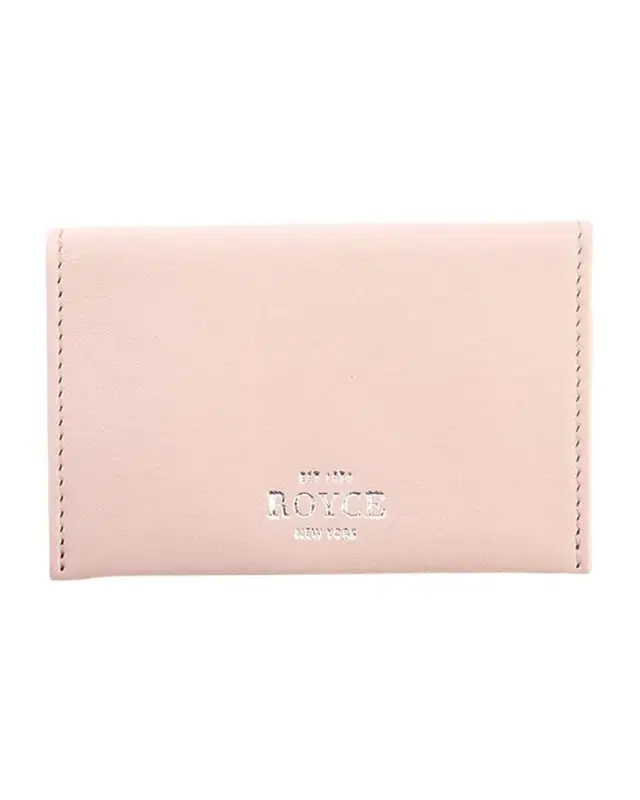 ROYCE New York Monogrammed Leather Envelope Style Card Holder, Personalized