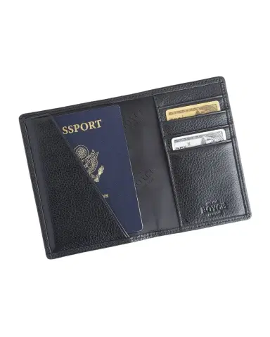 ROYCE New York RFID Blocking Passport Case | Thumbnail 1