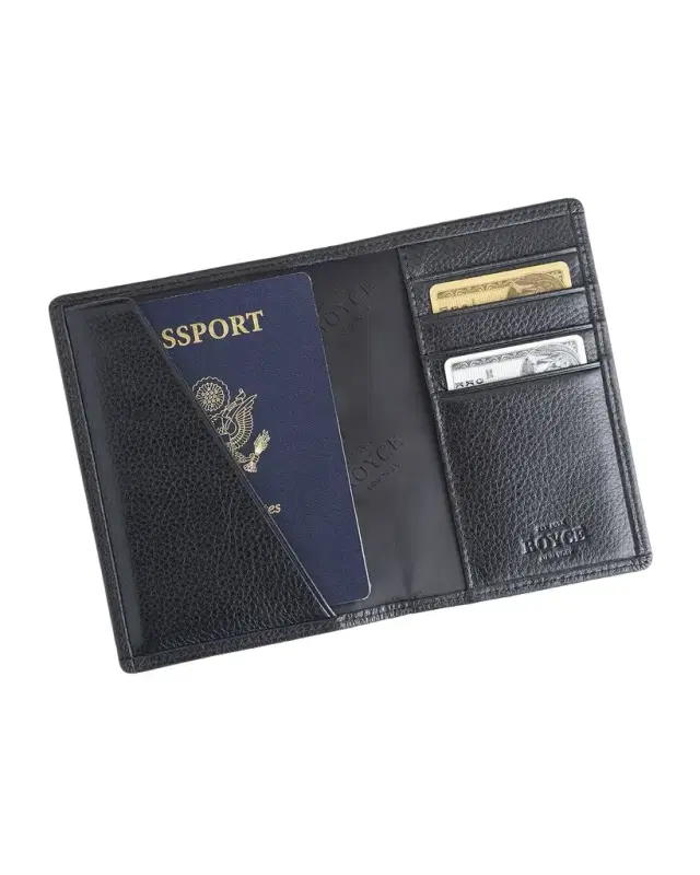 ROYCE New York RFID Blocking Passport Case