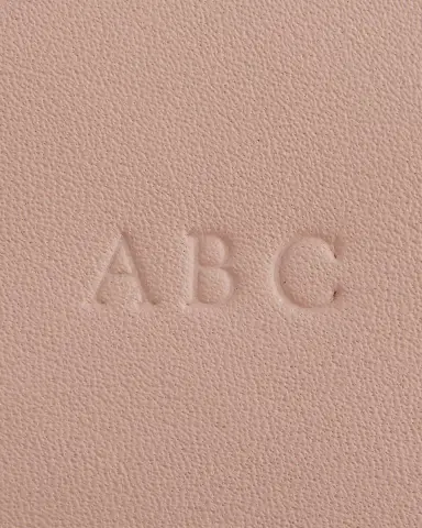 Royce New York Monogrammed Compact Leather Toiletry Bag | Thumbnail 2