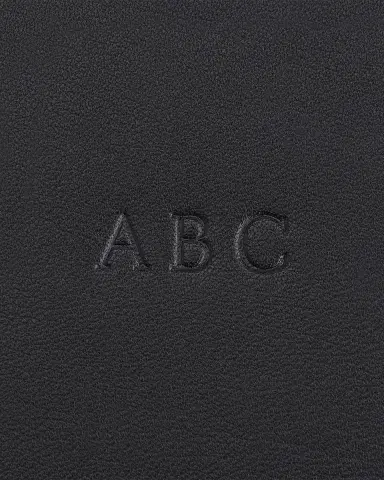 Royce New York Monogrammed Leather Travel Watch Roll, Personalized | Thumbnail 3