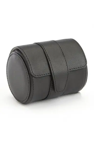 Royce New York Monogrammed Leather Travel Watch Roll, Personalized | Thumbnail 4