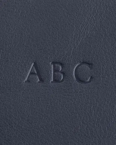 ROYCE New York Monogrammed Leather Executive Journal with Rollerball Pen | Thumbnail 3