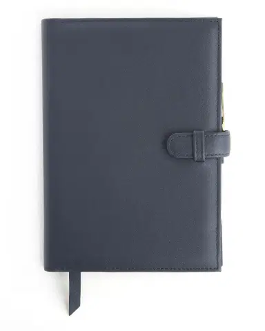 ROYCE New York Monogrammed Leather Executive Journal with Rollerball Pen | Thumbnail 1
