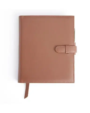 ROYCE New York Monogrammed Leather Executive Journal with Rollerball Pen | Thumbnail 3