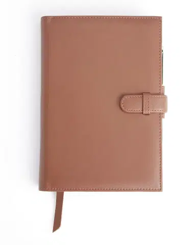 ROYCE New York Monogrammed Leather Executive Journal with Rollerball Pen | Thumbnail 1