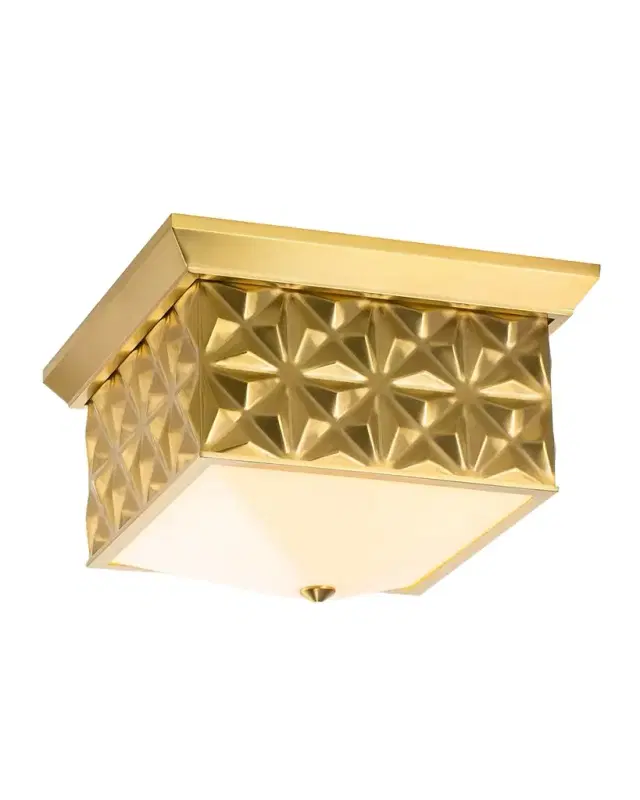 Lucas + McKearn Alpha Square Flush Mount