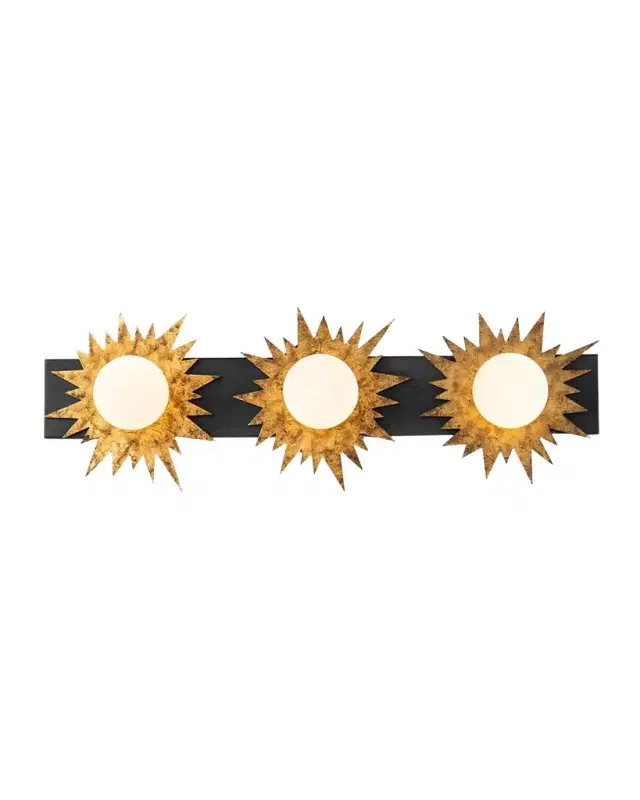 Lucas + McKearn Soleil 3-Light Bath Vanity Light
