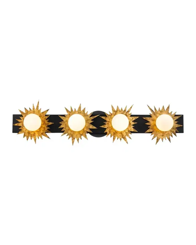 Lucas + McKearn Soleil 4-Light Bath Bar Vanity Light