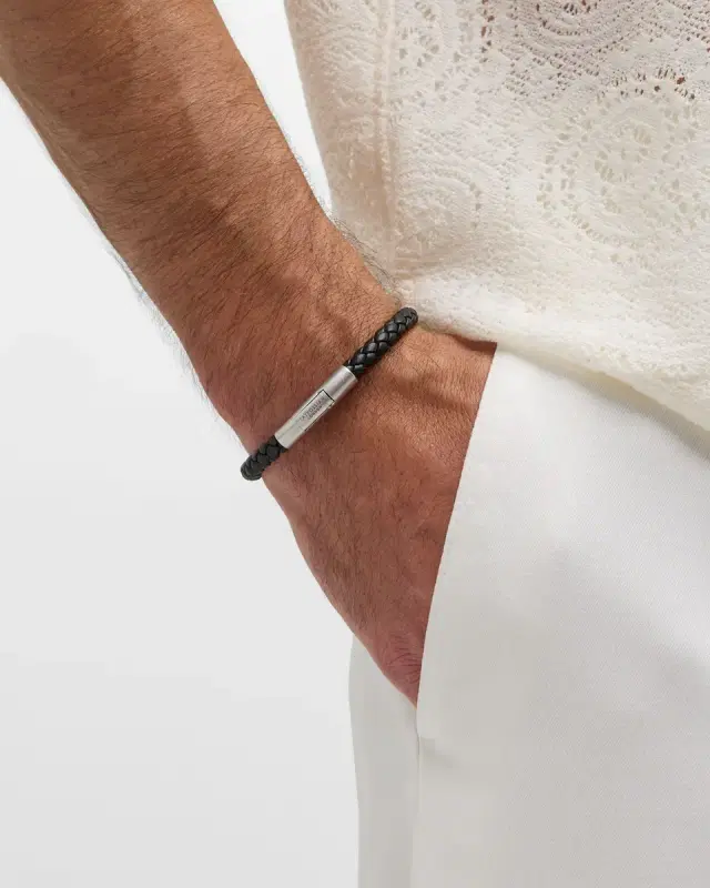 Men 's Charles Leather Bracelet