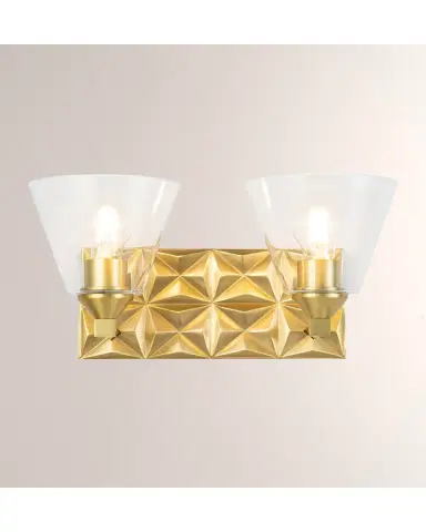 Lucas + McKearn Alpha 2-Light Bath Vanity Light with Glass | Thumbnail 2 Lucas + McKearn Alpha 2-Light Bath Vanity Light with Glass | Thumbnail 2