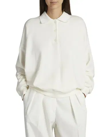 THE ROW Corzas Oversized Cotton Polo Shirt | Thumbnail 1