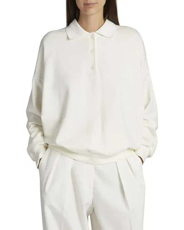 Corzas Oversized Cotton Polo Shirt