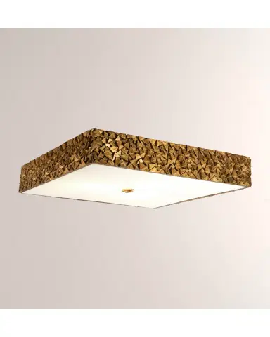 Lucas + McKearn Mosaic 3-Light Square Flush Mount | Thumbnail 2 Lucas + McKearn Mosaic 3-Light Square Flush Mount | Thumbnail 2