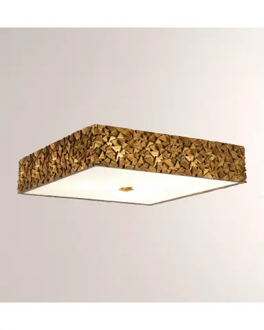 Lucas McKearn Mosaic 3-Light Square Ceiling Light | Thumbnail 2