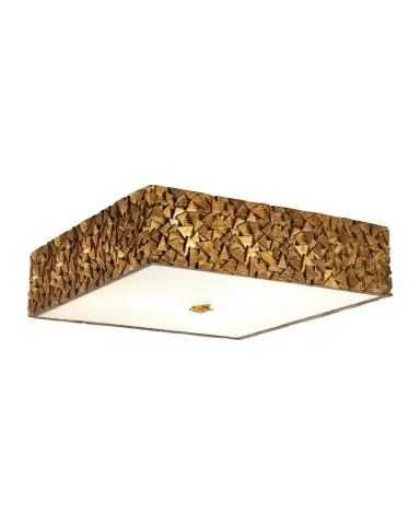 Lucas McKearn Mosaic 3-Light Square Ceiling Light | Thumbnail 1