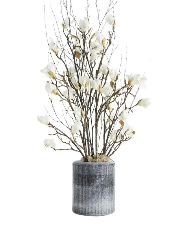 John-Richard Collection Japanese Magnolia Twilight Faux-Floral Arrangement
