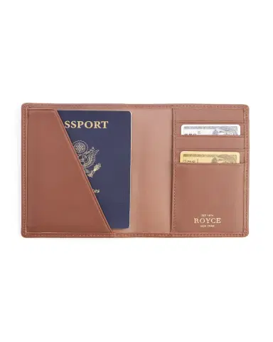 ROYCE New York RFID Blocking Passport Case | Thumbnail 2