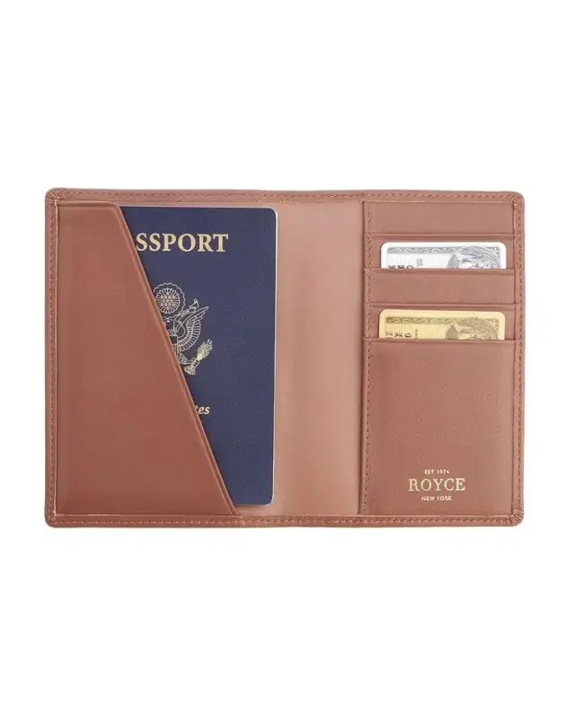ROYCE New York RFID Blocking Passport Case