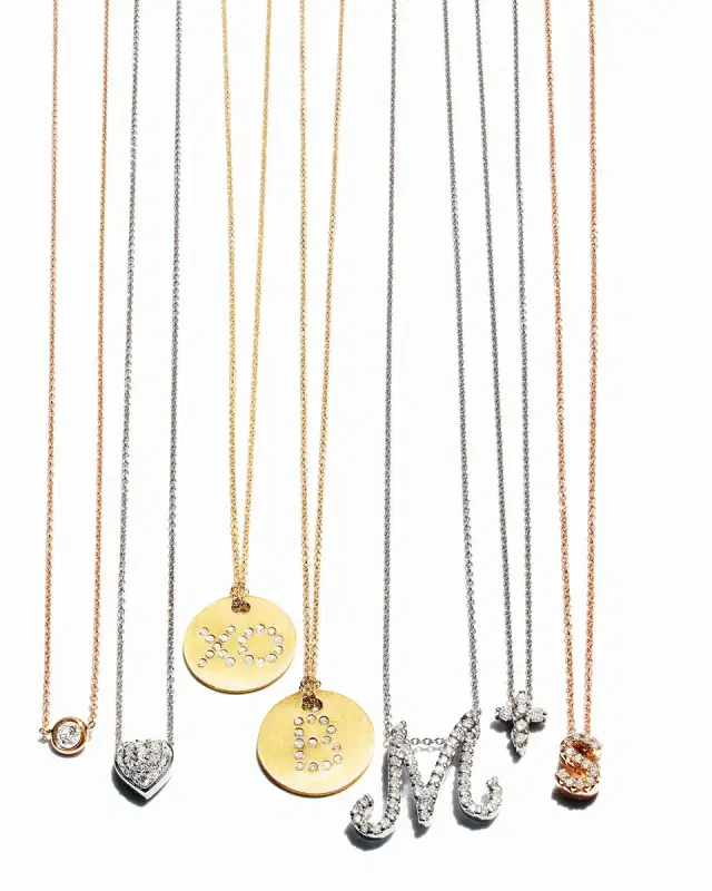 18k Gold Single Diamond Necklace