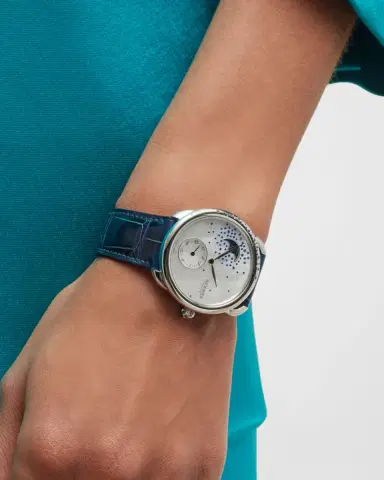 HERMÈS Arceau Petite Lune Watch, Large Model, 38 MM | Thumbnail 2 HERMÈS Arceau Petite Lune Watch, Large Model, 38 MM | Thumbnail 2