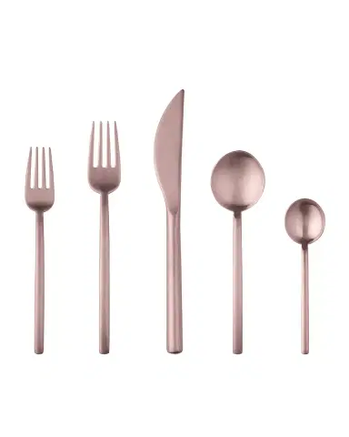 Mepra Due Ice Champagne 5-Piece Flatware Set | Thumbnail 2 Mepra Due Ice Champagne 5-Piece Flatware Set | Thumbnail 2